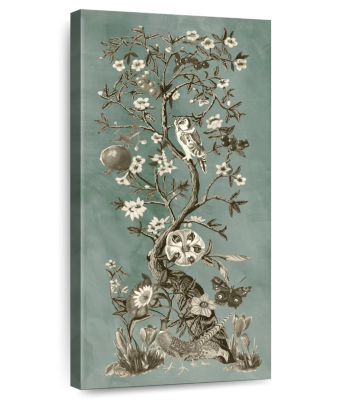 Chinoiserie patine I, H 42 po x l 21 po