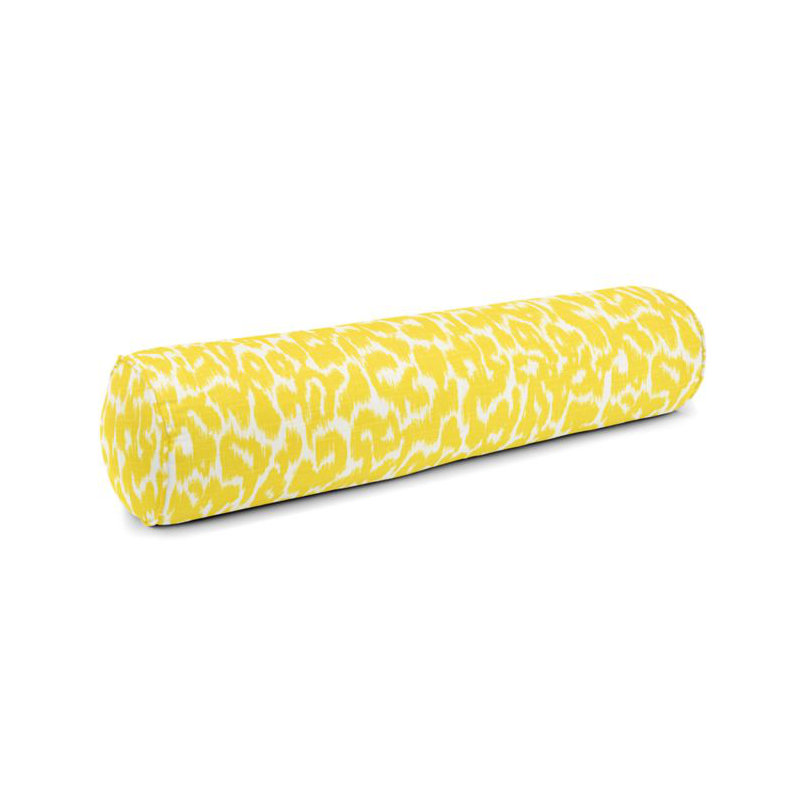 Tobi Fairley Tommye Bolster Pillow Cover & Insert, 8" x 24", Green
