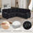 L-Shaped Sofa With Pull Out Sofa Bed-417676565