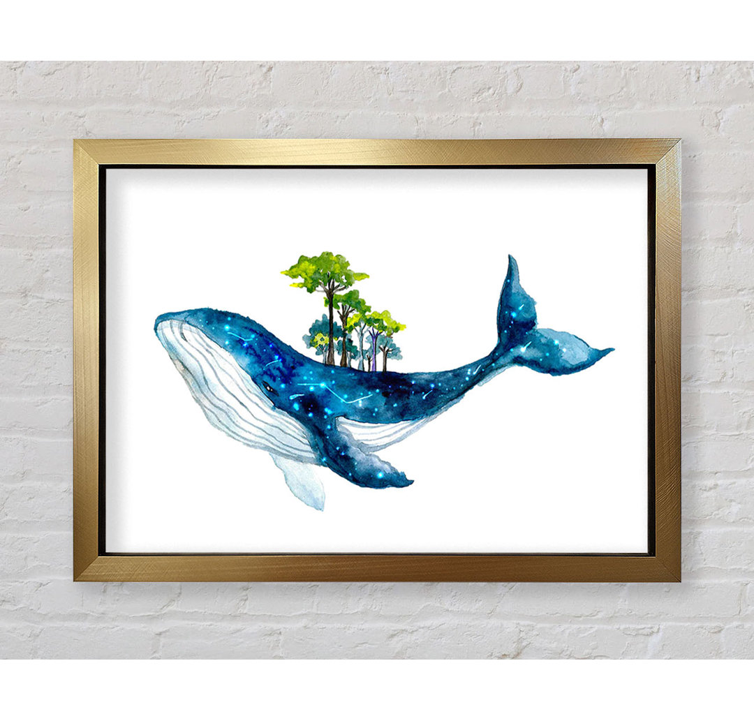 The Whale Forest - Einzelner Bilderrahmen Kunstdrucke