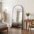 Arched  Metal Oversized Full-Length Mirror-1999766904-1991024056
