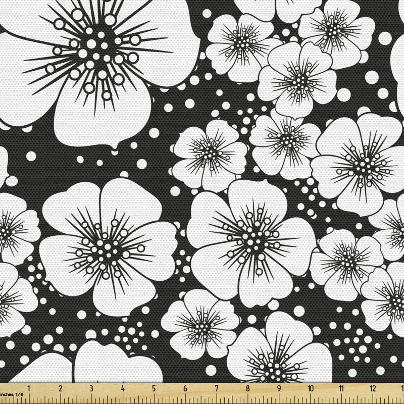 Cheisea Nostalgia Apple Blossoms and Dots Multi-Purpose Fabric