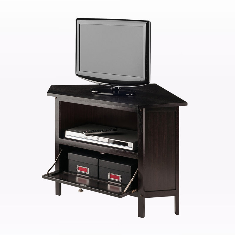 Pegah Unfinished Corner TV Stand for TVs up to 28"