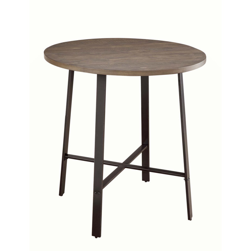 Focht Round Metal Base Dining Table