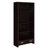 4-Shelf Bookcase with Storage Drawer in Cappuccino Finish