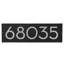 Plaque d’adresse murale sur 1 ligne flottante-41299946-41303794-41299704