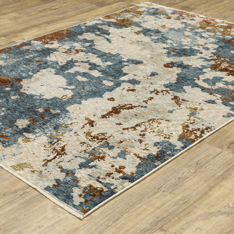 Tahli Abstract Indoor Rug, Rectangle 9'10" x 12'10"