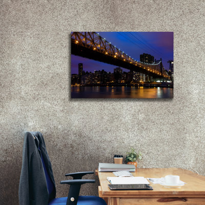 «Epic Graffiti 'Queensboro Bridge» par Rick Berk, art mural sur toile