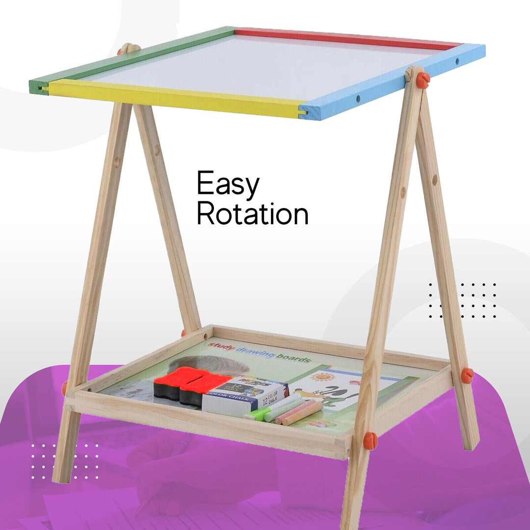 Goggin Isabelle & Max Folding Adjustable Wood Board Easel