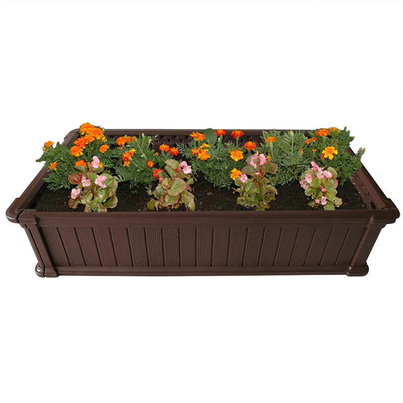 Lit de jardin surélevé en plastique Coen, 4 pi x 2 pi