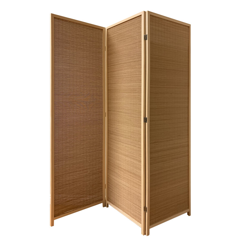 Paravent en bambou Elizabethville, Brun naturel, 3