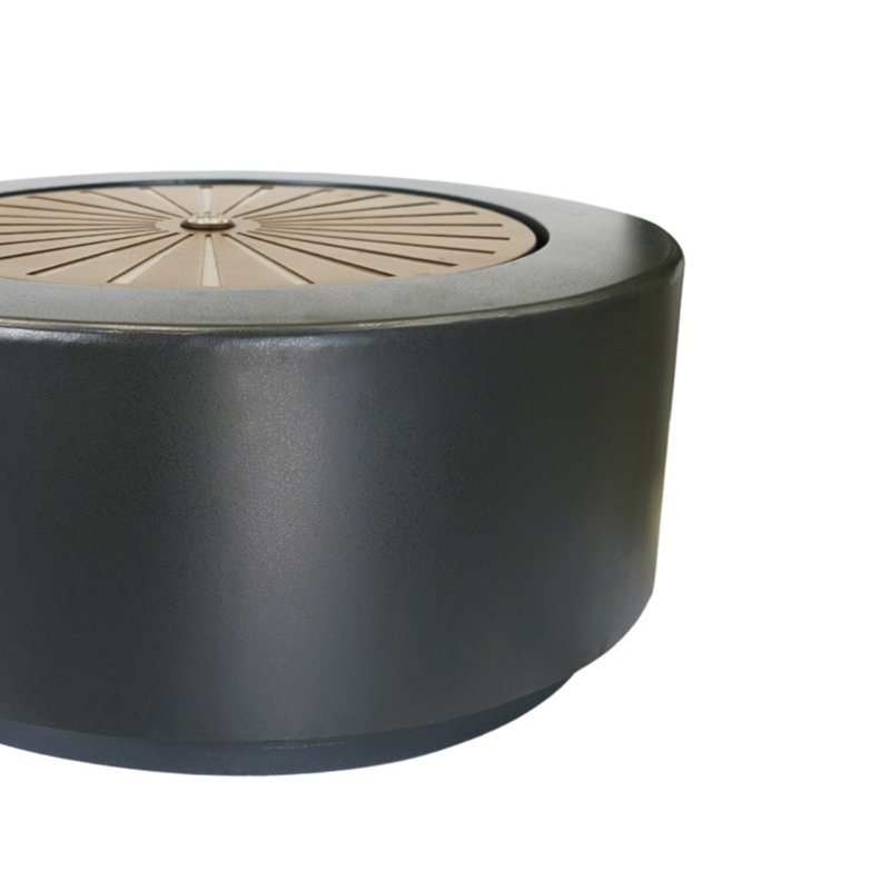 Outdoor Metal Fountain with Lights