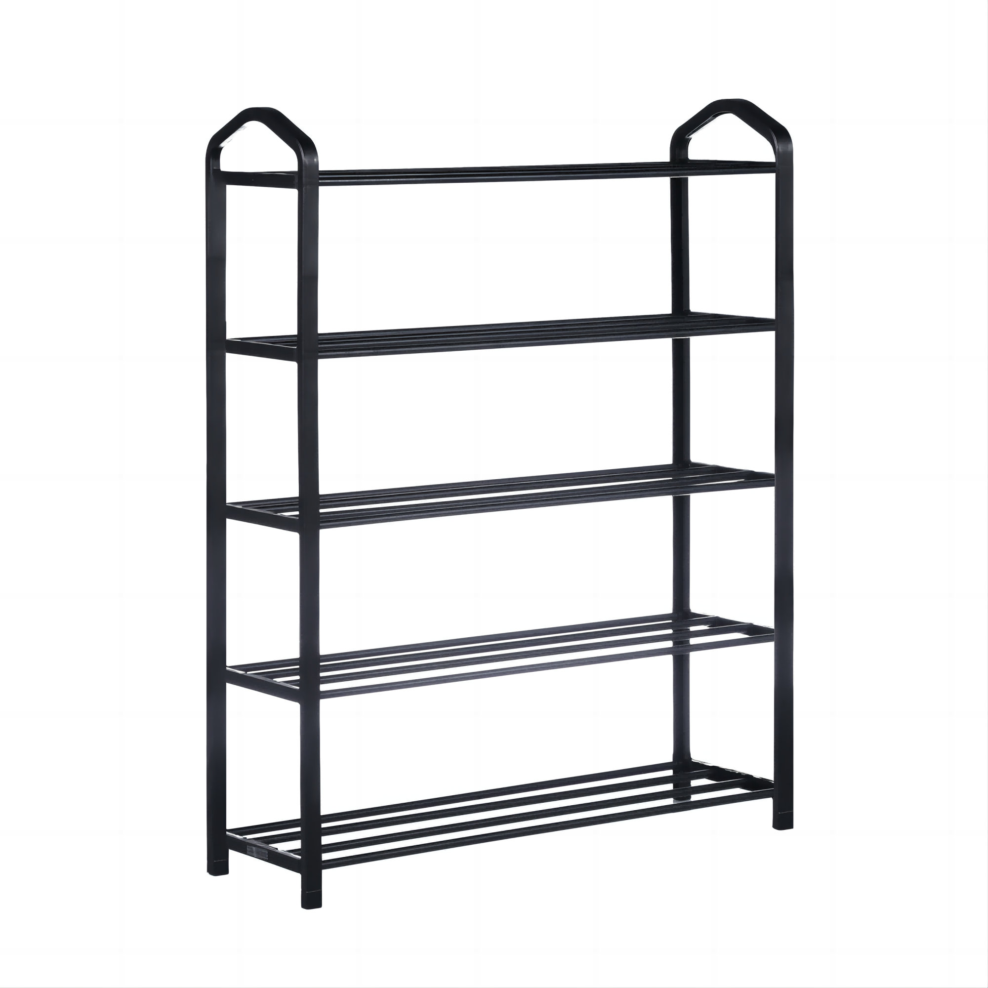 10 Tier Storage and Organization Shoe Rack by Lavish Home, Black