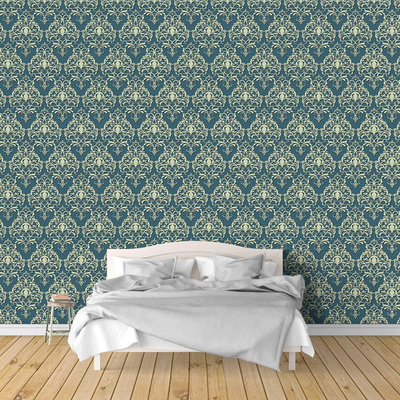 Peel & Stick Toile Border, Blue, 66" L x 96" W