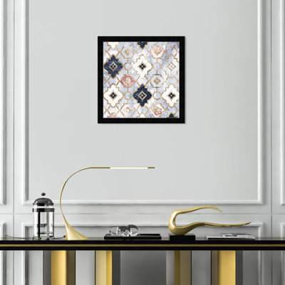 Blue Abstract Moroccan by Oliver Gal - Print