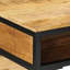 Solid Wood Top Metal Base Writing Desk