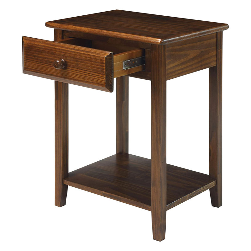 14.13'' W Solid Wood Nightstand