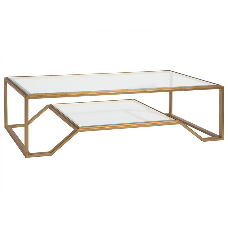 Metal Designs Byron Cocktail Table, Gold