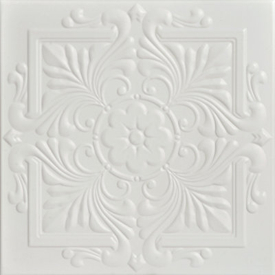 Carreau de plafond en polystyrène 1,6 pi x 1,6 pi Victorian