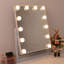 Cork Rectangle LED Metal Mirror-1272633474
