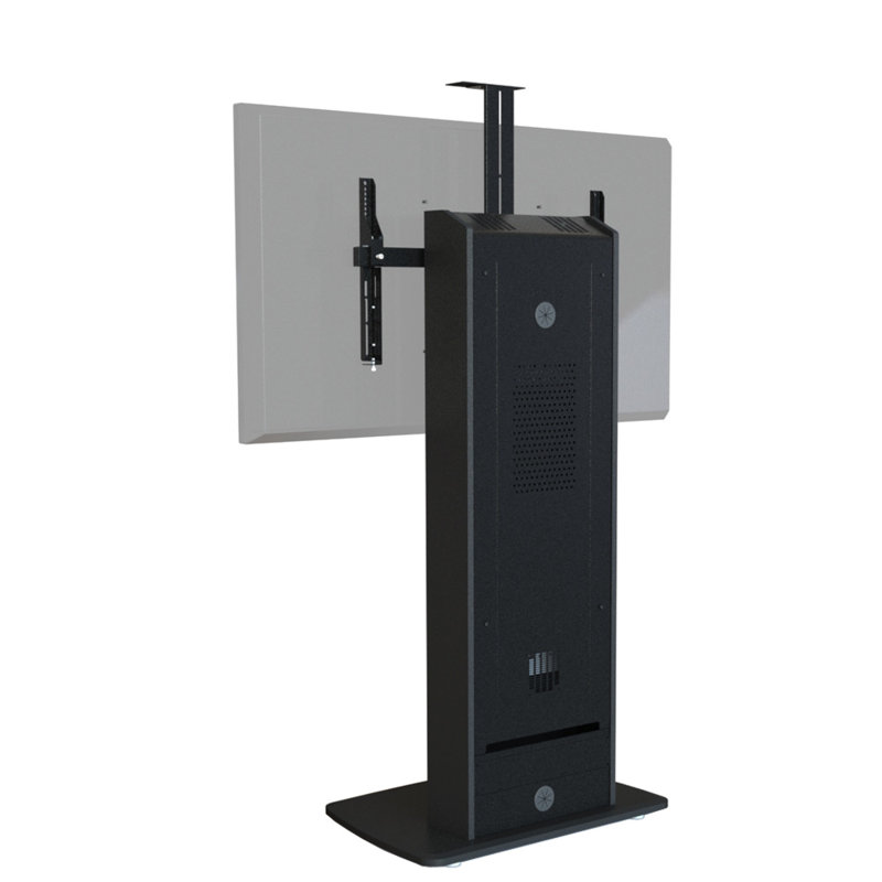 AVFI Single Screen Floor Stand Mount, Black