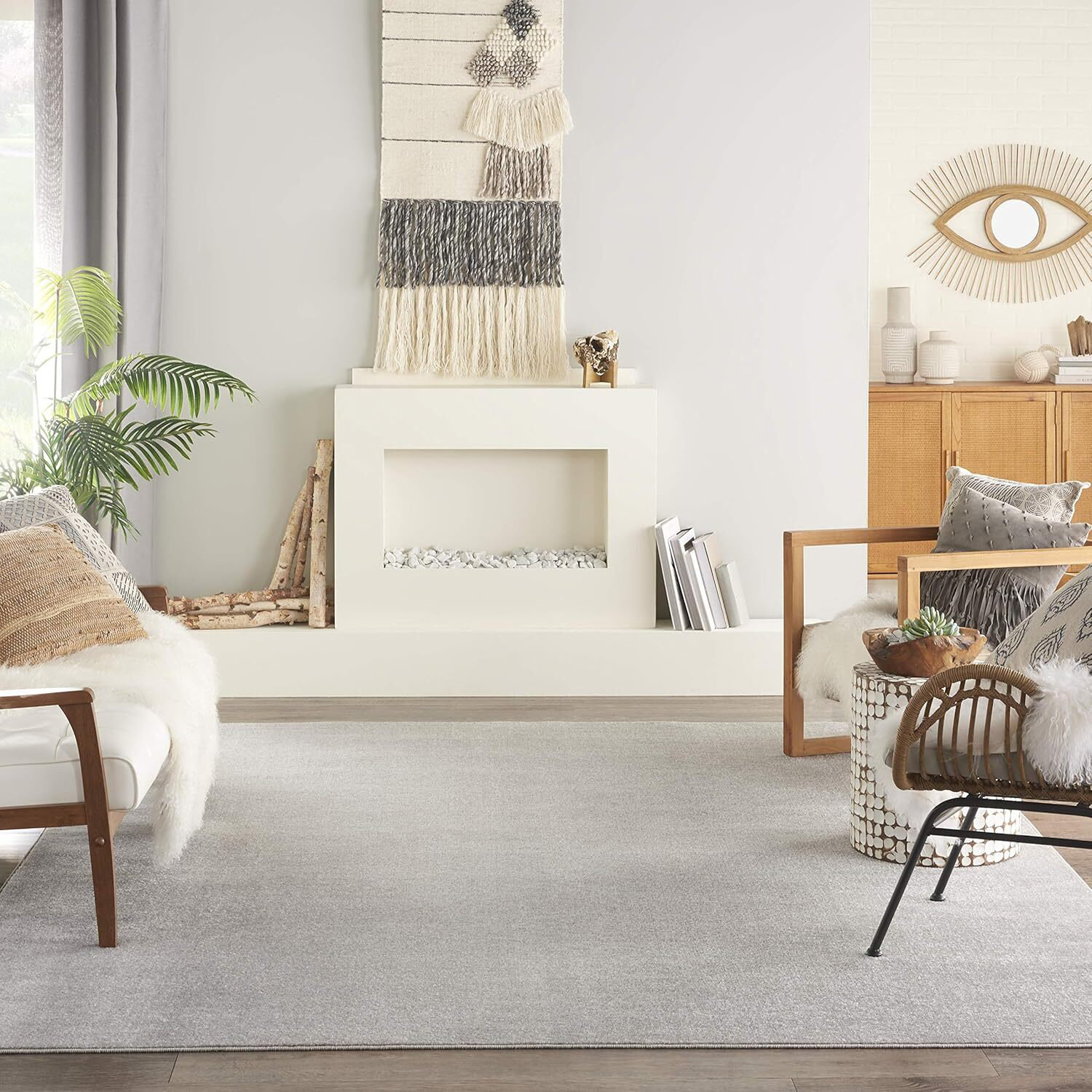 Hokku Designs Essentials Indoor/Outdoor Sunburst 8' x 10' Area Rug ...