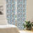 Floral Semi-Sheer Rod Pocket Curtain Panels-1437160539