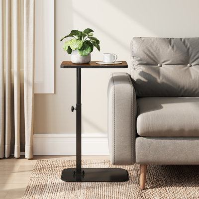 Adjustable Swivel C-side Table with Height Control