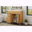 Meuble-lavabo moderne 36 po avec lavabo en céramique et tiroir rabattable 36 po