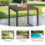 Table d'appoint d'extérieur en métal pour terrasse, jardin et porche Naresa-1028612954