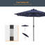 Parasol de marché inclinable 9 pi Donyel-1789839466