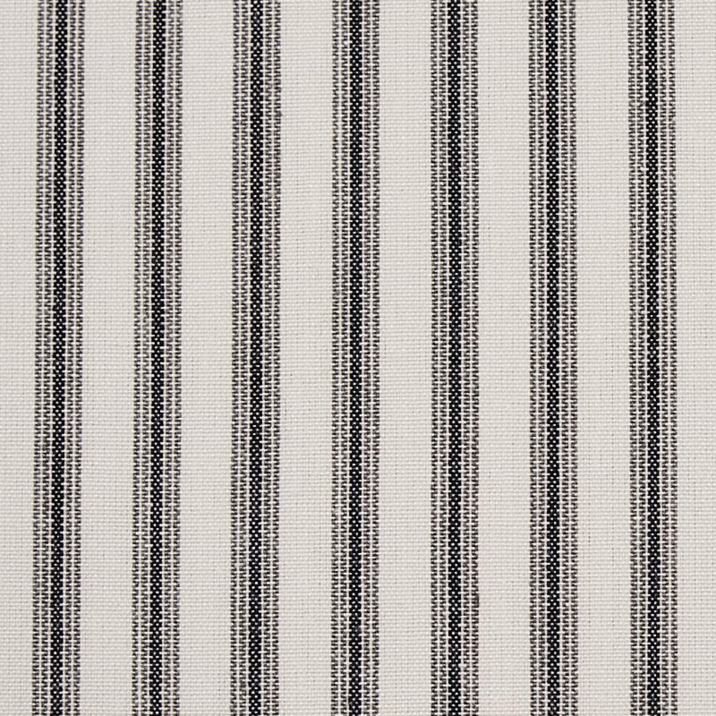 Tissu à rayures Wellfleet, Noir