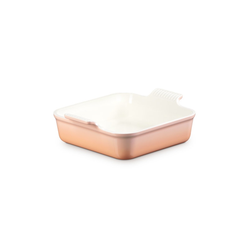 3 Qt. Heritage Square Dish, Peche