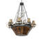 Rustic Lodge 16 - Light Chandelier
