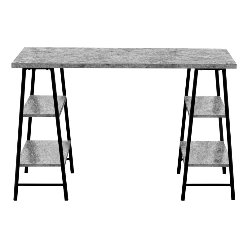 Computer Desk, Dark Gray/Black