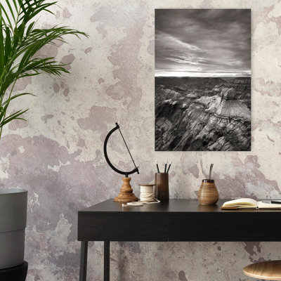 Makoshika Badlands Abstract Contemporary Landscape Sunset Art
