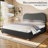 Lovensky Upholstered Wool Platform Bed-704515191-704515187