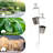 Matte Black Solar Powered Integrated LED Metal Pathway Light