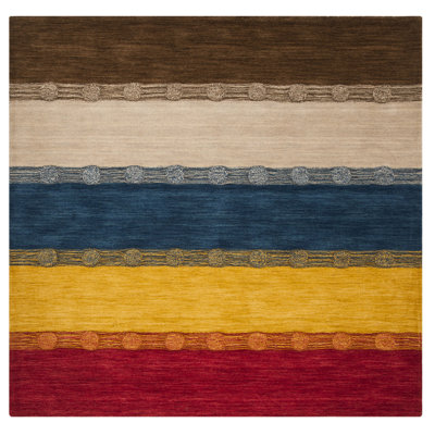 Tiernan Hand Loomed Wool Striped Rug