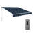 10x8 ft. Powered Retractable Patio Awnings, Outdoor Sunshade Canopy with Remote-107785771