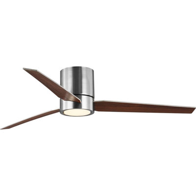 Ventilateur de plafond encastré à DEL à 3 pales de 56 po Goren avec télécommande et ensemble d'éclairage inclus