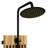 Torrent Wall Shower Onyx