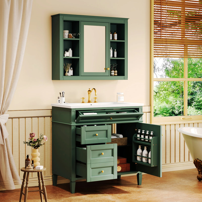 Meuble-lavabo simple, meuble-lavabo avec armoire de rangement