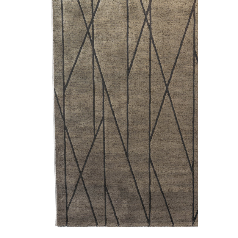 Sarila Abstract Area Rug in Brown, Rectangle 7'7" x 10'9"
