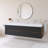 72" Wall-Mounted  Bathroom Vanity With White Solid Surface Basin-953698305