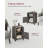Bauman 18" W Farmhouse Nightstand with Storage Cabinet and Open Shelf-69943022-111297454