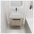 24 " Modern Design Float Bathroom Vanity With Ceramic Basin Set