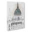 Parliament Building in Budapest in Abstract - Wrapped Canvas Drawing - Wrapped Canvas-55339147