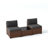 Treyshun 7 Piece Wicker Outdoor Modular Sectional Seating Group with Optional Fire Pit Table-676687682-728881970