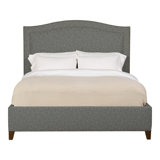 Caroline/Casey Queen Upholstered Low Profile Panel Bed